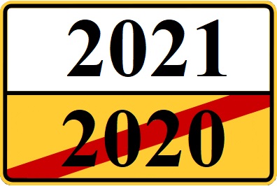 Symbolbild Jahreswechsel 2020-2021