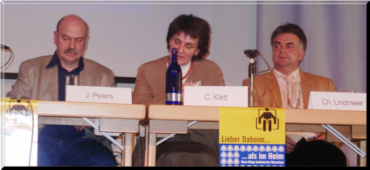 von links: Jürgen Peters, Cornelia Klett und Prof. Christian Lindmeier