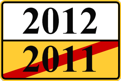 Symbol für Jahreswechsel 2011/2012